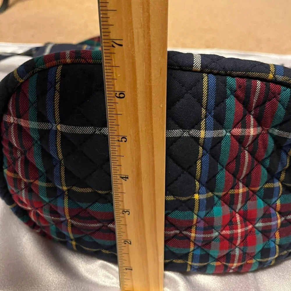 Vera Bradley Tartan Plaid Bucket Crossbody / Shoulder Bag - Picture 15 of 15